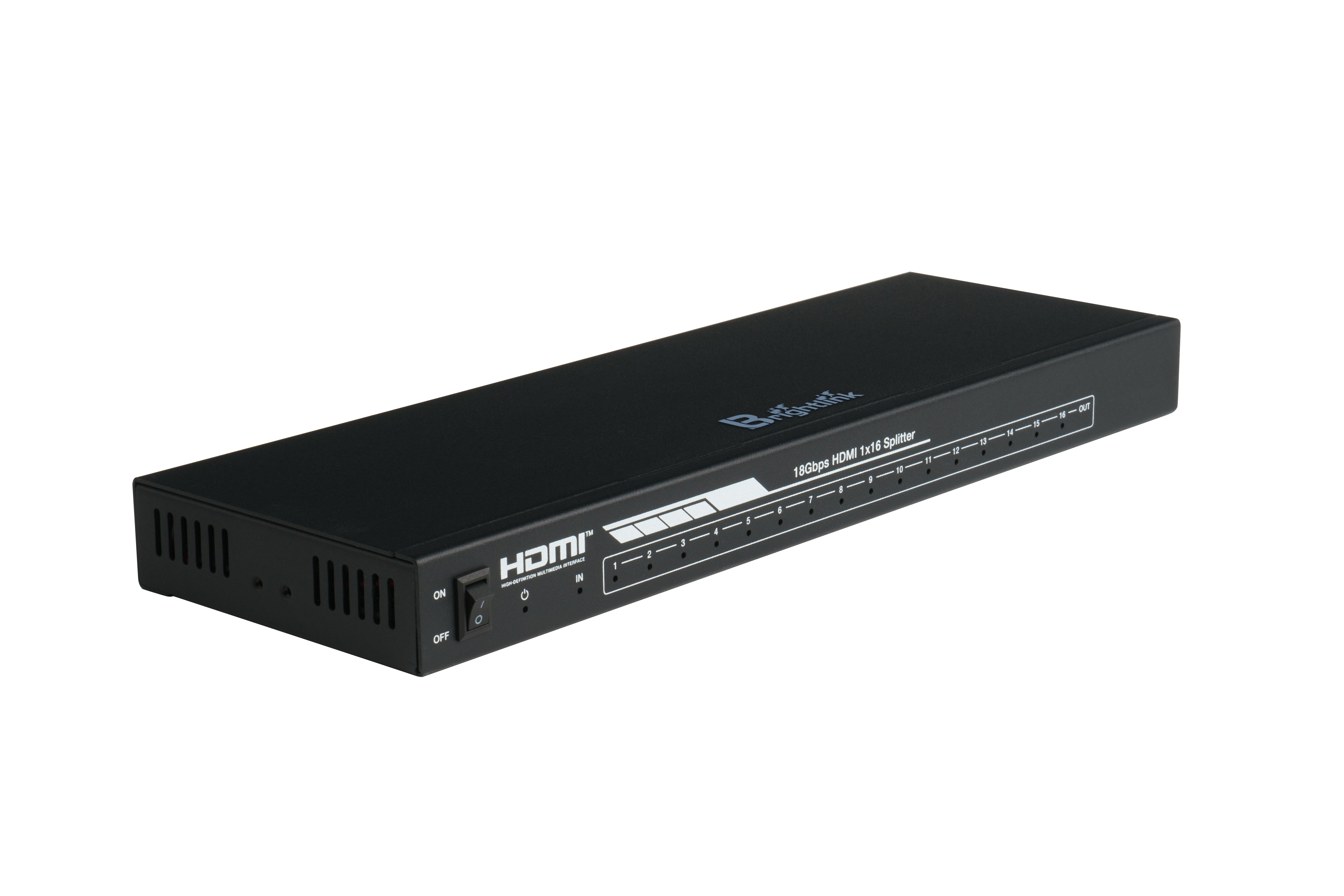 Brightlink’s New HDMI 2.0 1x16 HDMI Splitter, HDCP2.2 Supports 3D, 4Kx