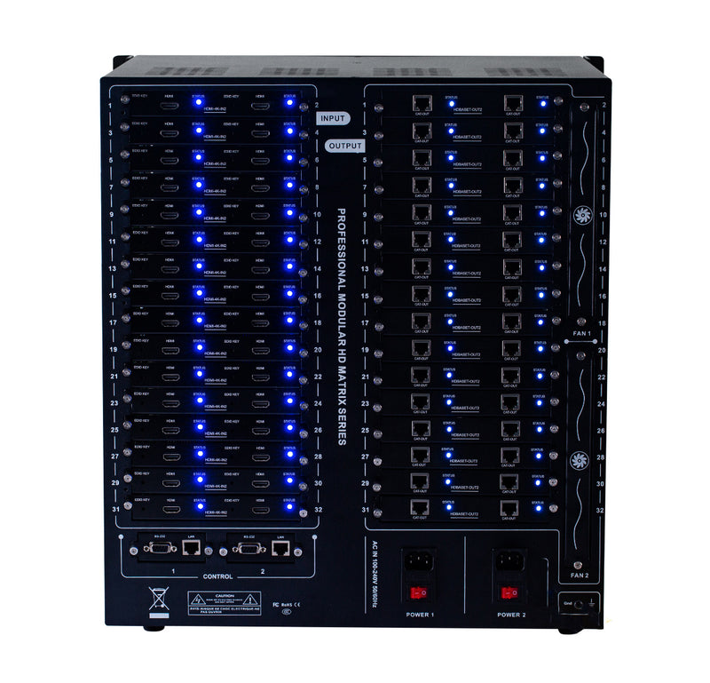 Brightlink New PRO-MIX Multi Function Seamless 10x28 HDMI in / HDbaset out over Cat5/Cat6 Matrix Switcher with high performance 4K resolutions