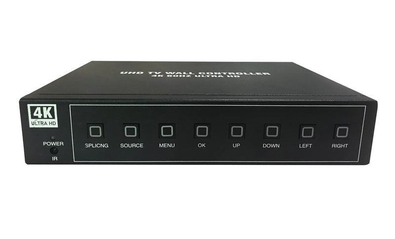 Brightlink 4K 2x2 Ultra UHD 3840x2160@60HZ HDMI 2.0 multi screen Video Wall Controller with HDMI 2.0, MHL, and Displayport inputs