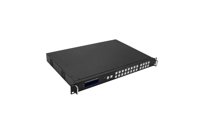 Brightlink New 8x8 Seamless HDMI matrix and 4x2 video wall controller 4K@60hz 4:4:4 18Gbps HDMI 2.0 version, Support CEC, audio extraction and IR