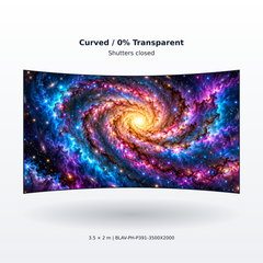 BLAV Phantom Series 3.5m wide x 2m high P3.91 Transparent Outdoor Rental LED Display