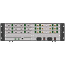 Brightlink's NEW 4K@60Hz Modular Seamless Matrix in our 12 HDMI Input x 12 HDBaseT Output configuration (c/w 12 Receivers over Cat6 Up To 490ft) with built in 3x4, 2x3, 2x2, 1x3 Video Wall Controller