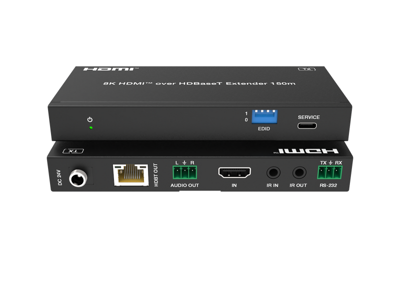 Brightlink’s New Long-Range 8K@30Hz (4:4:4) 90m/295ft 18Gbps HDBaseT / HDMI Extender / RS-232, 2 Way IR / CAT5e/6 / POC/POE