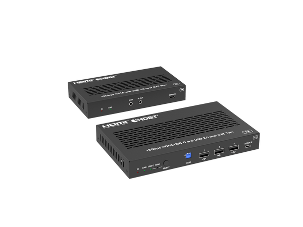 Brightlink 4K60 HDBaseT 3.0 230ft/70m HDMI/USB-C Extender with USB, IR & RS-232