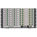Brightlink's NEW 4K@60Hz Modular Seamless Matrix in our 36 HDMI Input x 36 HDBaseT Output configuration (c/w 36 Receivers over Cat6 Up To 490ft) with built in 6x6, 4x4, 2x2, 1x3 Video Wall Controller