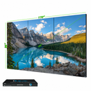 Brightlink 195 " 3x3 4k Video wall Package - c/w 9ea 65” 1080p 60Hz Ultra Thin 1.75mm Bezel per side / 3.5mm total - Video Wall Displays -1ea  3x3 Modular Video Wall Controller - Wall Mounts