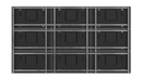 Brightlink’s 165" 3x3 4k 60HZ Razor Thin .88 Bezel Video wall Package - c/w 9ea 55” 1080P (4k /w Multi-Screen) Razor Thin .44 mm Bezel per side / .88mm total Displays & 1ea 3x3 Video Wall Controller - Cat6 out with POE Receivers  & Wall Mounting Bracket