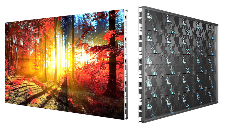 Brightlink’s New Large Scale 135” LED Display - High Definition 1.56mm Small Pitch / 16:9 ration- 2,073,600 PIXELS (1080P) Slim Mount LED Cabinets for Indoor fixed installs