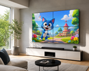 Brightlink’s 98" 2x2 4k Video wall Package - c/w 4ea 49” 1080P (4k /w Multi-Screen) Ultra Thin 1.75mm Bezel per side / 3.5mm total Video Wall Displays & 1ea 2x2 Video Wall Controller and HDMI / Cat6 out with POE Receivers & Wall Mounting Bracket