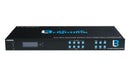 Brightlink’s 98" 2x2 4k Video wall Package - c/w 4ea 49” 1080P (4k /w Multi-Screen) Ultra Thin 1.75mm Bezel per side / 3.5mm total Video Wall Displays & 1ea 2x2 Video Wall Controller and HDMI / Cat6 out with POE Receivers & Wall Mounting Bracket