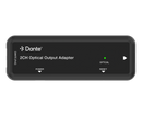 Brightlink BL-AUD2FDE — 2-Channel Fiber Optic to Dante® Output Converter (Plastic Enclosure)