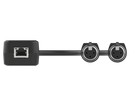 Brightlink BL-AUD2XEN — 2-Channel XLR In to Dante® Out Converter (Plastic Enclosure)