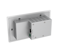 Brightlink BL-WPXLR22-EU — 2x2ch XLR to Dante® Converter (EU/UK 2-Gang Wall Plate)