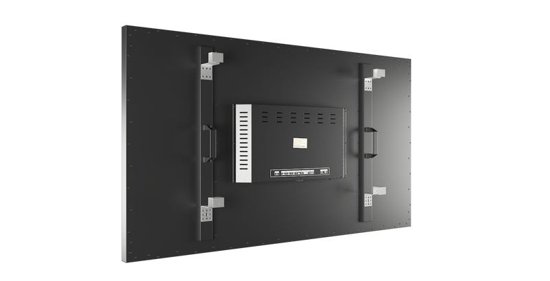 Brightlink’s 130" 2x2 4k Video wall Package - c/w 4ea 65” 1080p Ultra Thin 1.75mm Bezel per side / 3.5mm total Video Wall Displays & 1ea 2x2 Video Wall Controller and HDMI / Cat6 out with POE Receivers & Wall Mounting Bracket