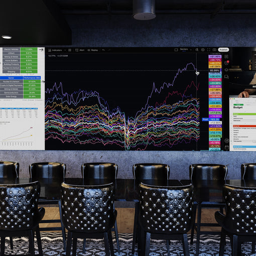 Brightlink Pro Spectrum 294" 32:9 / .9mm  (1/2 x 8k 16,588,800 million Pixels) COB LED Video Wall - HRD - Ultra Slim 1" Cabinets - NovaStar H9 Controller - 4 YEAR WARRANTY