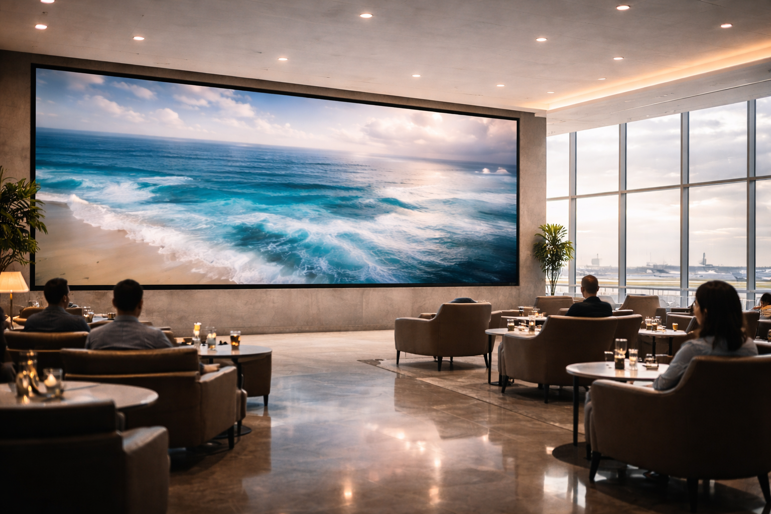 Brightlink’s New Large Scale 217” LED Display - High Definition 1.875m