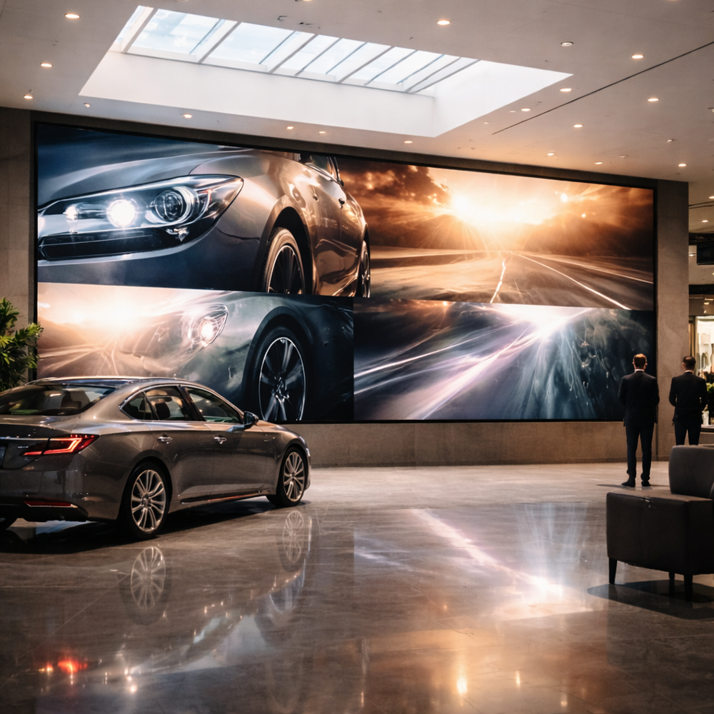 Brightlink's New Large Scale 163” LED Display - High Definition 1.25mm