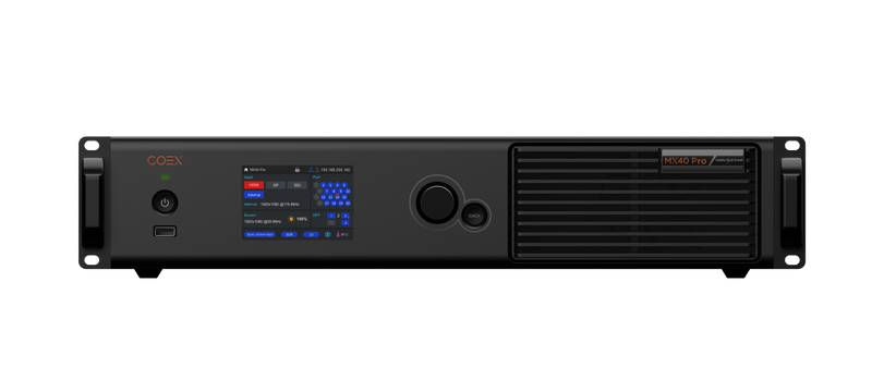 Novastar MX40PRO Video Wall Controller, (8.8 Million Pixel Load Capacity) DMI 2.0, DP 1.2, and 12G-SDI, 20 Ethernet output ports and 4x 10G optical ports