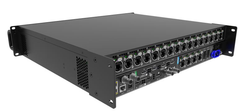 Novastar MX40PRO Video Wall Controller, (8.8 Million Pixel Load Capacity) DMI 2.0, DP 1.2, and 12G-SDI, 20 Ethernet output ports and 4x 10G optical ports