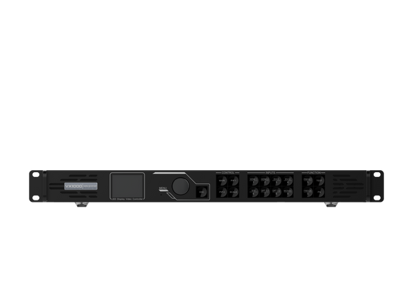 Novastar VX1000 Video Wall Controller, (6.5 Million Pixel Load Capacity) HDMI 2.0, HDMI 1.4, DP 1.1, and 3G-SDI, 14 Ethernet output ports and 4 auxiliary ports