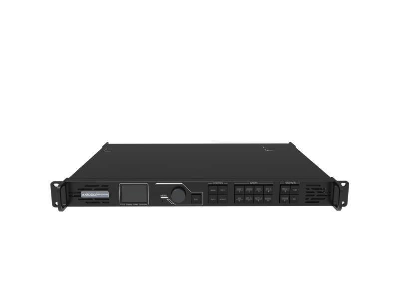 Novastar VX1000 Video Wall Controller, (6.5 Million Pixel Load Capacity) HDMI 2.0, HDMI 1.4, DP 1.1, and 3G-SDI, 14 Ethernet output ports and 4 auxiliary ports