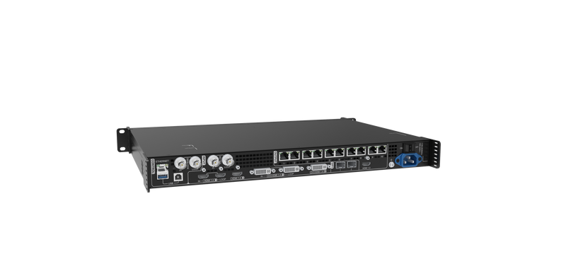 Novastar VX1000 Video Wall Controller, (6.5 Million Pixel Load Capacity) HDMI 2.0, HDMI 1.4, DP 1.1, and 3G-SDI, 14 Ethernet output ports and 4 auxiliary ports