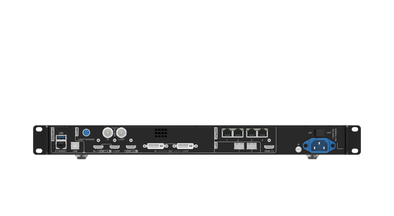 Novastar VX400 Video Wall Controller, (2.9 Million Pixel Load Capacity) HDMI 2.0, HDMI 1.4, DP 1.1, and 3G-SDI, 6 Ethernet output ports