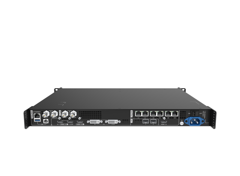 Novastar VX600 Video Wall Controller, (3.9 Million Pixel Load Capacity) HDMI 2.0, HDMI 1.4, DP 1.1, and 3G-SDI, 6 Ethernet output ports