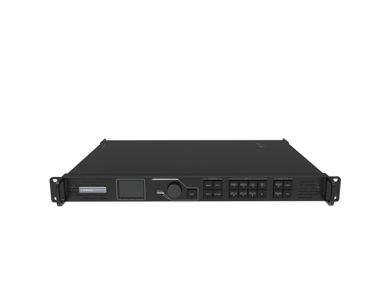 Novastar VX600 Video Wall Controller, (3.9 Million Pixel Load Capacity) HDMI 2.0, HDMI 1.4, DP 1.1, and 3G-SDI, 6 Ethernet output ports