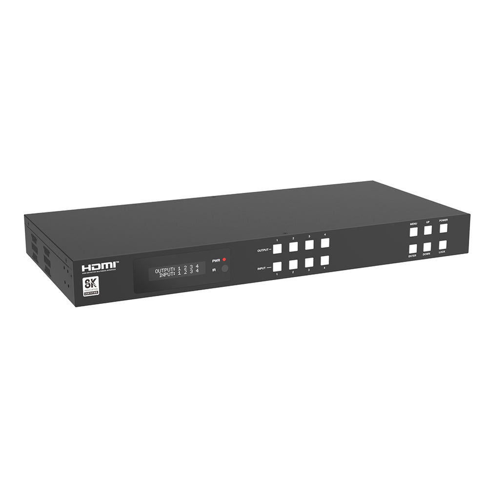 Brightlink's New 8K 4x4 HDMI Matrix 4K2K@120Hz 4:4:4 12bit and 8K4K@60