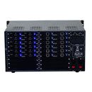 Brightlink PRO-MIX 4K Seamless Modular Matrix in our 12 HDMI Input x 2 HDMI output + 12 HDBaseT Output configuration (c/w 12 Receivers over Cat6 Up To 228ft) - Front Panel 7” Touch Screen - Free Brightlink Control APP.
