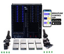 Brightlink PRO-MIX 4K Seamless Modular Matrix in our 22 HDMI Input x 12 HDMI Output + 20 HDBaseT Output configuration (c/w 20 Receivers over Cat6 Up To 228ft) - Front Panel 7” Touch Screen - Free Brightlink Control APP