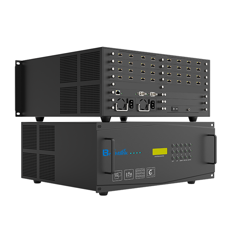 Brightlink LED Video Wall Modular Controller 4U BL-MVP500L 16X16 HDBASET INPUT/OUTPUT, VGA/RGB, YPBPR, CVBS, DVI/HDMI, HD-SDI/3G-SDI, RS232 TCIP/IP