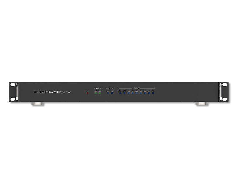 Brightlink 4K@60hz 3x3 HDMI 2.0 video wall controller with PC & 3rd Party Control, PIP