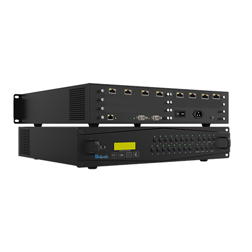 Brightlink LED Video Wall Modular Controller 2U BL-MVP500L 4K, 4X4 HDBASET INPUT/OUTPUT, VGA/RGB, YPBPR, CVBS, DVI/HDMI, HD-SDI/3G-SDI, RS232 TCIP/IP