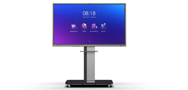 Brightlink 65" 4K LG Interactive Display Ultra Thin 7mm Bezel -Mobile Stand - Android 9.0 OS Windows Compatible Wireless Screen Mirroring-Built In Camera and Microphone