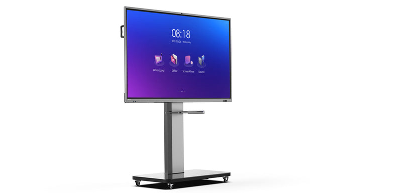 Brightlink 65" 4K LG Interactive Display Ultra Thin 7mm Bezel -Mobile Stand - Android 9.0 OS Windows Compatible Wireless Screen Mirroring-Built In Camera and Microphone