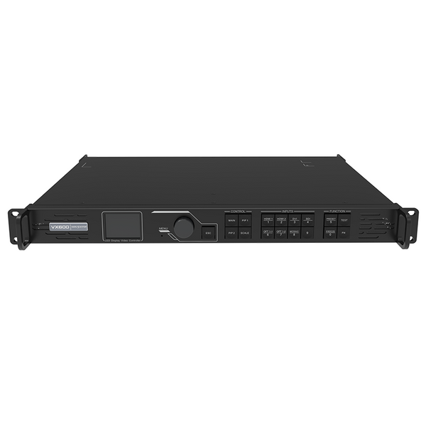 NovaStar VX600 is an all-in-one controller that integrates video processing and video controlling in one device. Up to 3.9 million pixels