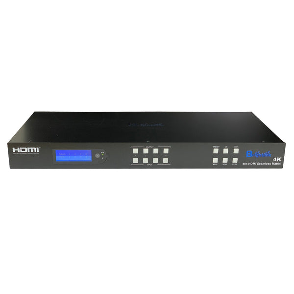 Brightlinks 4x4 4K HDMI Matrix with Built in 4K Video Wall Controller and Multi-viewer