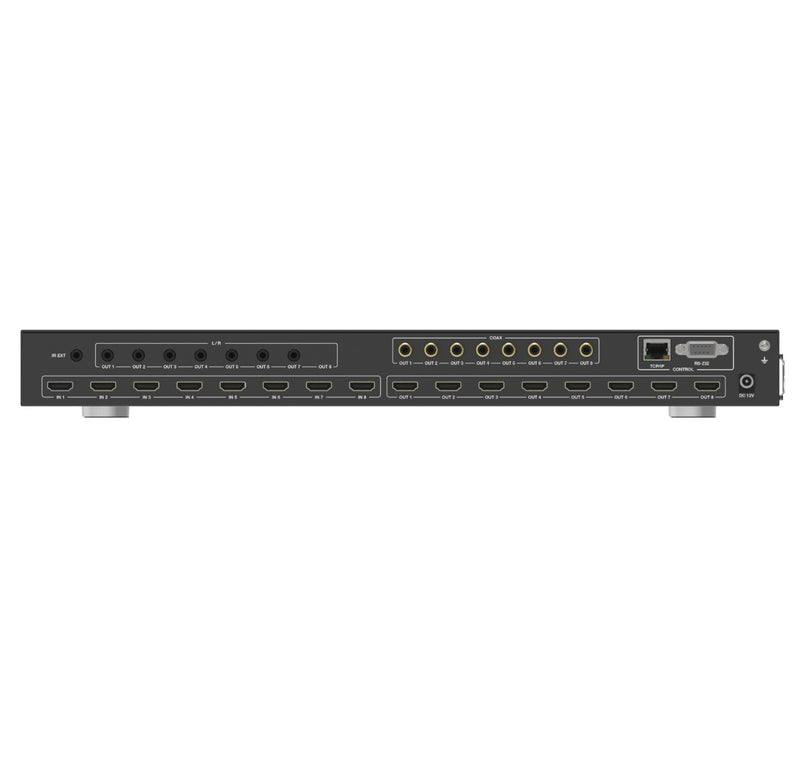 Brightlink New 8x8 18Gbps 4k@60 HDMI 2.0 HDMI Matrix with, CEC, ARC Function, HDR 10+, and 7.1 Dolby