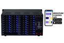 Brightlink PRO-MIX 4K Seamless Modular Matrix in our 16 HDMI Input x 18 HDMI Output configuration - Front Panel 7” Touch Screen - Free Brightlink Control APP.