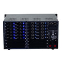 Brightlink PRO-MIX 4K Seamless Modular Matrix in our 12 HDMI Input x 12 HDBaseT Output configuration (c/w 12 Receivers over Cat6 Up To 228ft) - Front Panel 7” Touch Screen - Free Brightlink Control APP.
