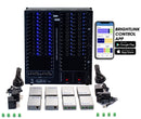 Brightlink PRO-MIX 4K Seamless Modular Matrix in our 24 HDMI Input x 24 HDBaseT Output configuration (c/w 24 Receivers over Cat6 Up To 228ft) - Front Panel 7” Touch Screen - Free Brightlink Control APP.7