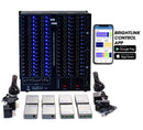 Brightlink PRO-MIX 4K Seamless Modular Matrix in our 32 HDBaseT Input x 32 HDBaseT Output configuration (c/w 32 HDBaseT Transmitters & 32 Receivers over Cat6 Up To 228ft) - Front Panel 7” Touch Screen - Free Brightlink Control APP.