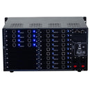 Brightlink PRO-MIX 4K Seamless Modular Matrix in our 8 HDBaseT Input x 18 HDBaseT Output configuration (c/w 8 Transmitters & 18 Receivers over Cat6 Up To 228ft) - Front Panel 7” Touch Screen - Free Brightlink Control APP.