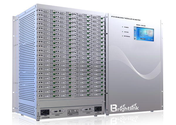 Brightlink PRO-MIX-V3 40X0 HDMI in / HDbaseT out Modular matrix with 50 Receivers- Built in Video Wall Controller