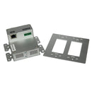 Brightlink's New 4K HDBaseT / HDMI 2.0 HDR10 - 2 Gang Wall Plate Extender over Single Cat6 Cable with distances up to 70m/228ft &  2 way POE / POC, IR, and RS232