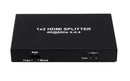 HDMI 2.0 1x2 HDMI Splitter, HDCP2.2 Supports 3D, 4Kx2K@60Hz(YUV 4:4:4), 18G, HDR, EDID