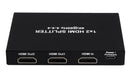 HDMI 2.0 1x2 HDMI Splitter, HDCP2.2 Supports 3D, 4Kx2K@60Hz(YUV 4:4:4), 18G, HDR, EDID