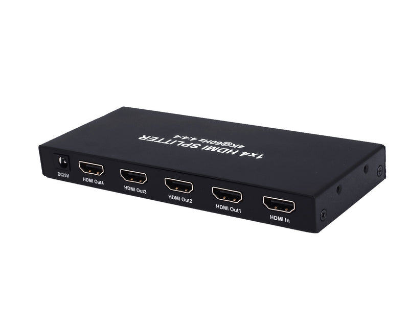 DUPLICADOR HDMI 1X4 HDMI SPLITTER BOX 1 INPUT 4 OUTPUT 1080P 3D (104B) -  MUNDDY